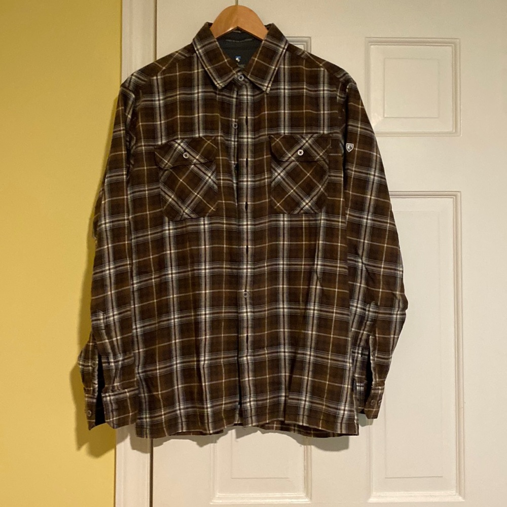 Mens Kuhl flannel shirt